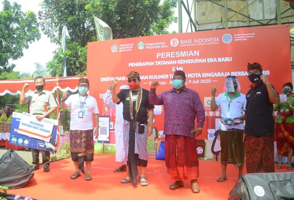 Wagub Cok Ace Pimpin Langsung Touring Road to Penerapan Tata Kehidupan Era Baru di Provinsi Bali 