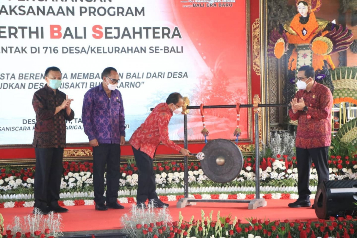 Pencanangan Pelaksanaan Program Desa Kerti Bali Sejahtera