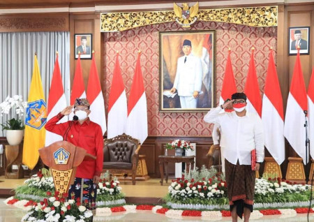 Upacara Bendera Peringatan Hari Jadi ke-63 Provinsi Bali