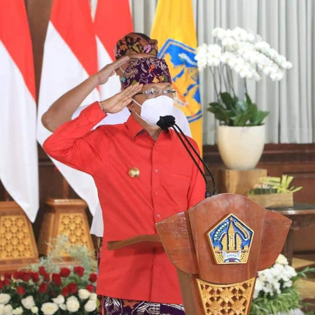 Upacara Peringatan Detik-Detik Proklamasi dalam rangka Peringatan Hari Ulang Tahun ke-76 Kemerdekaan Republik Indonesia 