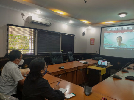 Rapat Virtual Agen Perubahan Provinsi Bali