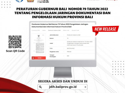 Release Peraturan Gubernur Bali Nomor 79 Tahun 2022