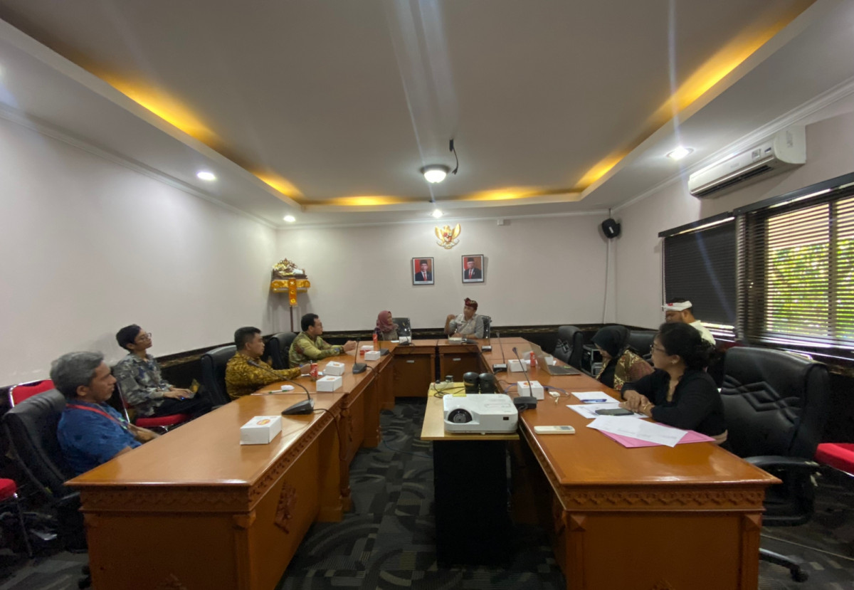 Menerima Audensi dari Biro Hukum dan  Organisasi Badan Pembinaan Ideologi Pancasila Republik Indonesia