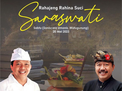 Rahajeng Rahina Suci Saraswati, 20 Mei 2023
