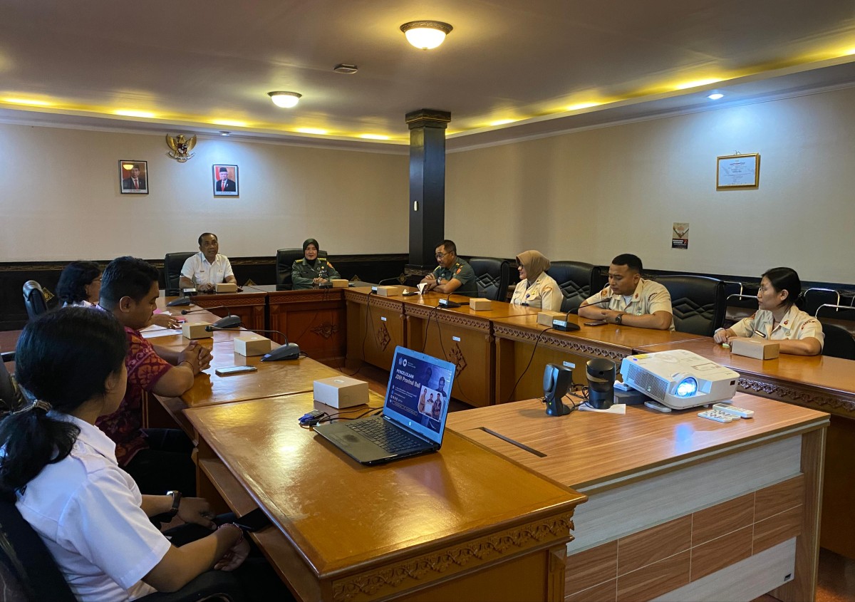 Kunjungan kerja Biro Peraturan Perundang-undangan  Setjen Kementerian Pertahanan Republik Indonesia.