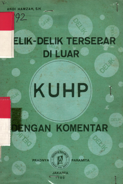 Delik- Delik Tersebar di Luar K U H P dengan Komentar