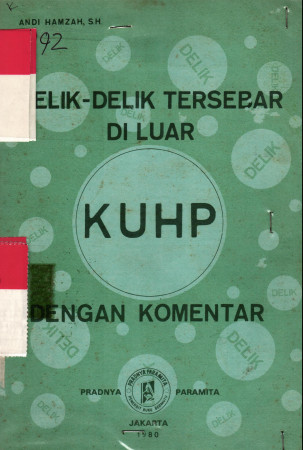 Delik- Delik Tersebar di Luar K U H P dengan Komentar