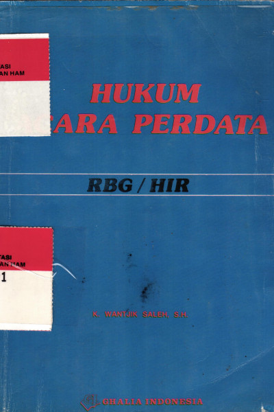 HUKUM ACARA PERDATA (RGB/HIR)