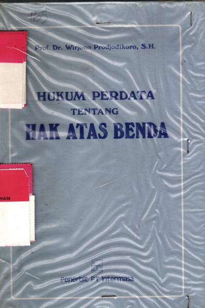 HUKUM PERDATA TENTANG HAK ATAS BENDA			