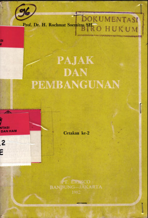 Pajak dan Pembangunan ( Cetakan Ke dua ) 