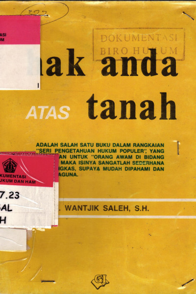 Hak Anda atas Tanah