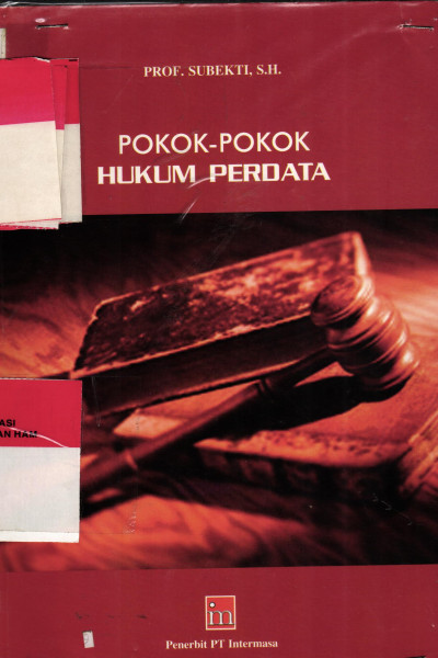 POKOK-POKOK HUKUM PERDATA