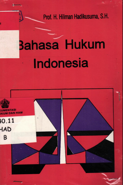 Bahasa Hukum Indonesia 