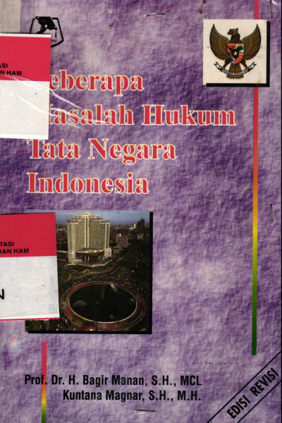 Beberapa Masalah Hukum Tata Negara Indonesia