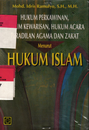 Hukum Perkawinan,Hukum Kewarisan,Hukum acara Peradilan Agama dan Zakyat Menurut Hukum Islam.