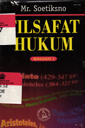 FILSAFAT HUKUM (Bagian 1)cetakan ke 9