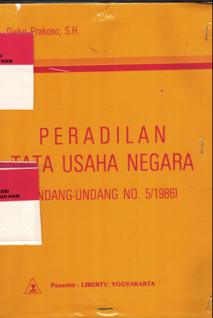 Peradilan Tata Usaha Negara UU No. 5 Th 1986 