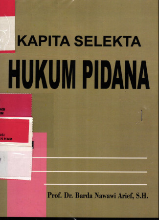 Kapita Selekta Hukum Pidana