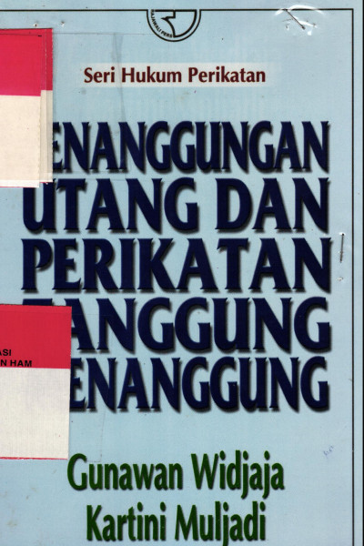 PENANGGUNGAN UTANG DAN PERIKATAN TANGGUNG MENANGGUNG			