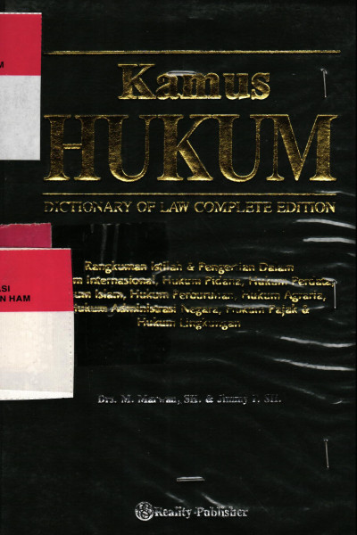 KAMUS HUKUM (Dictionary Of Law Complete Edition)